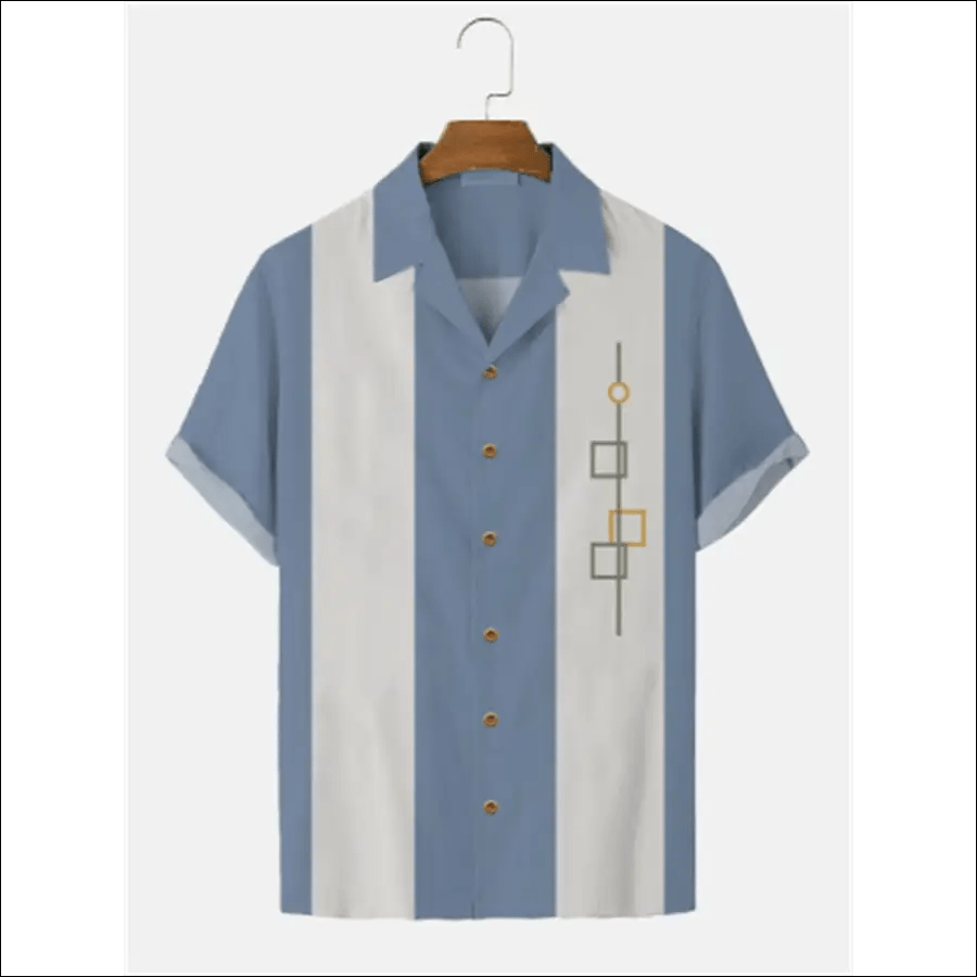 2023 Stripes Simple Casual shirts men European Size Men’s