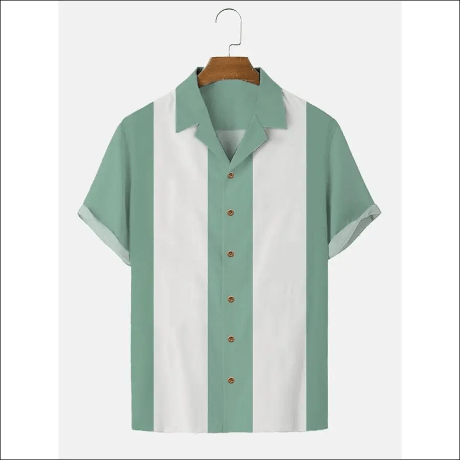 2023 Stripes Simple Casual shirts men European Size Men’s