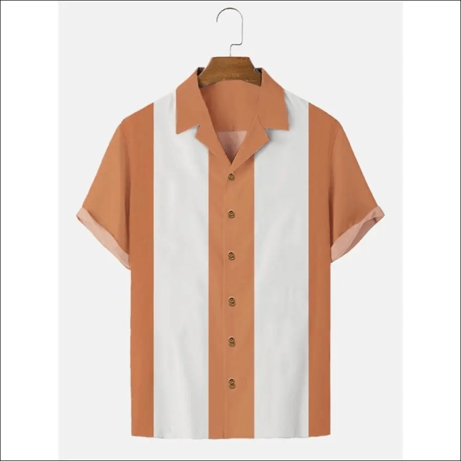 2023 Stripes Simple Casual shirts men European Size Men’s