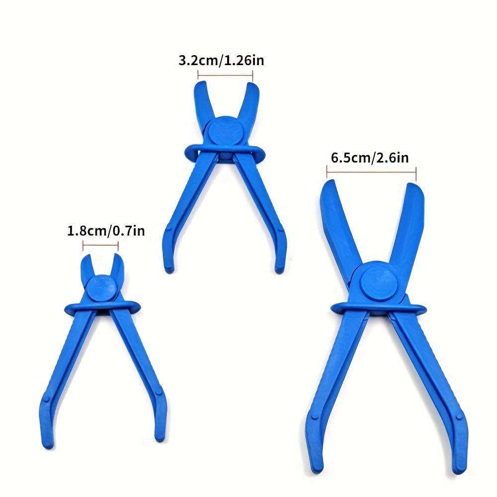 3pcs Plastic Oil Pipe Disconnect Pliers Oil Pipe Sealing Pliers