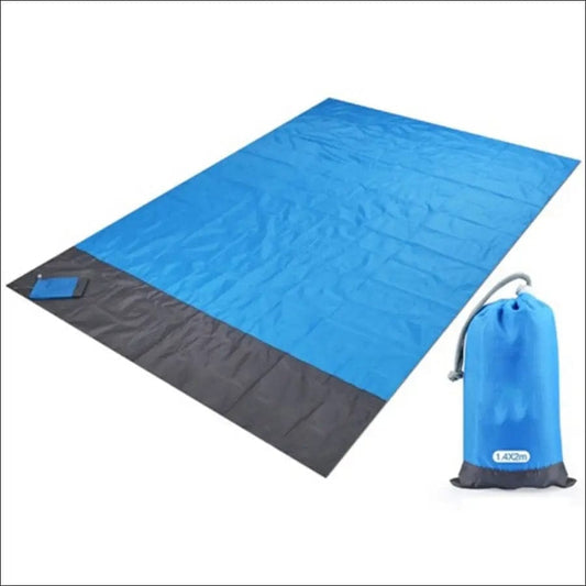 2x2.1m Waterproof Pocket Beach Blanket Folding Camping Mat