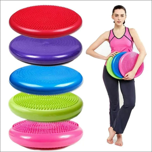 33cm Inflatable Stability Wobble Balance Massage Pad Mat