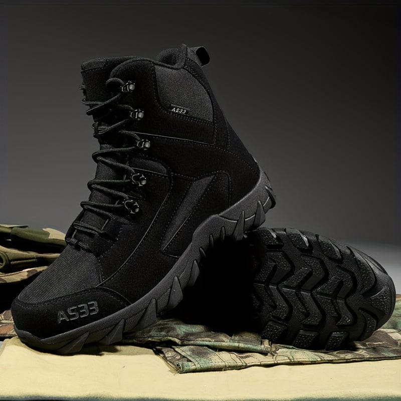 Men's Service Boots Combat Boots, Casual Lace-up Walking Shoes, Army Boots Military Boots For Training