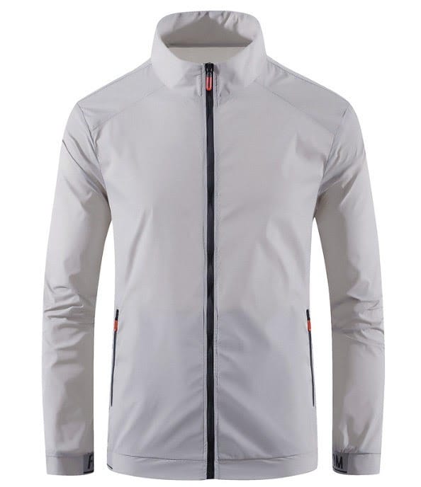 Chaqueta de Golf para hombre, chaqueta informal impermeable con protección solar, cortavientos, abrigo con cremallera, primavera y otoño, 2022