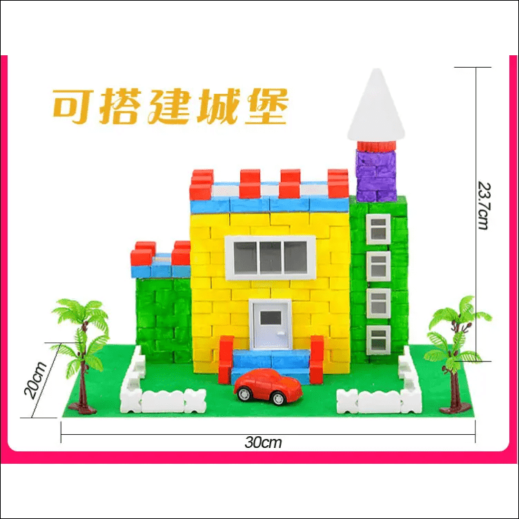 3D small house mud madrs cover children’s toy architecture