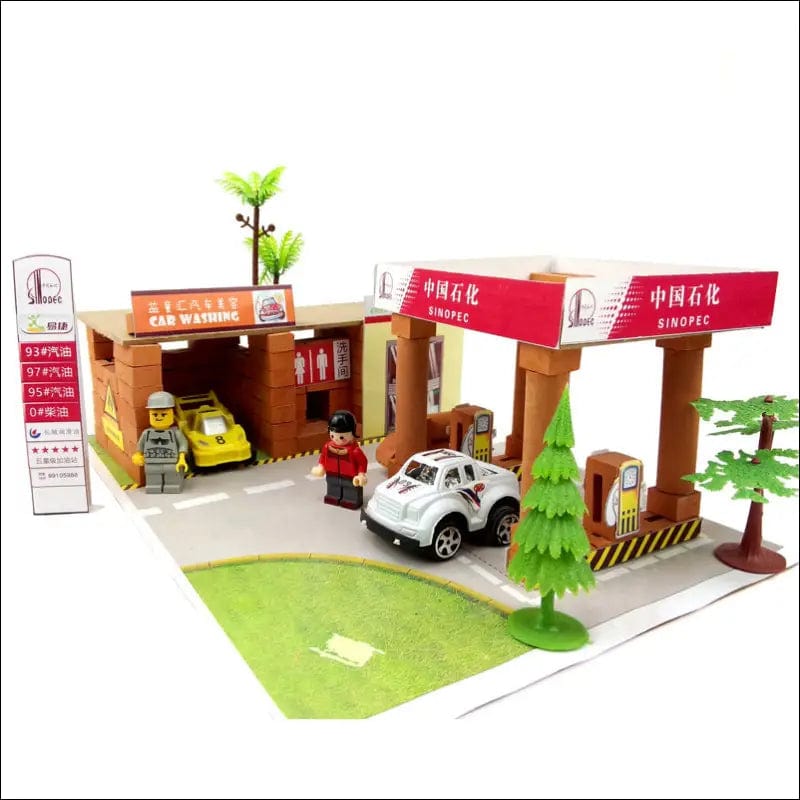 3D small house mud madrs cover children’s toy architecture