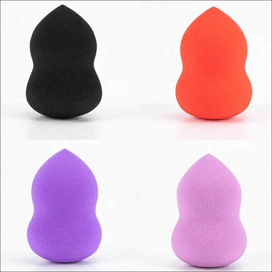 4pcs Makeup Blender Cosmetic Puff Sponge with Storage Box