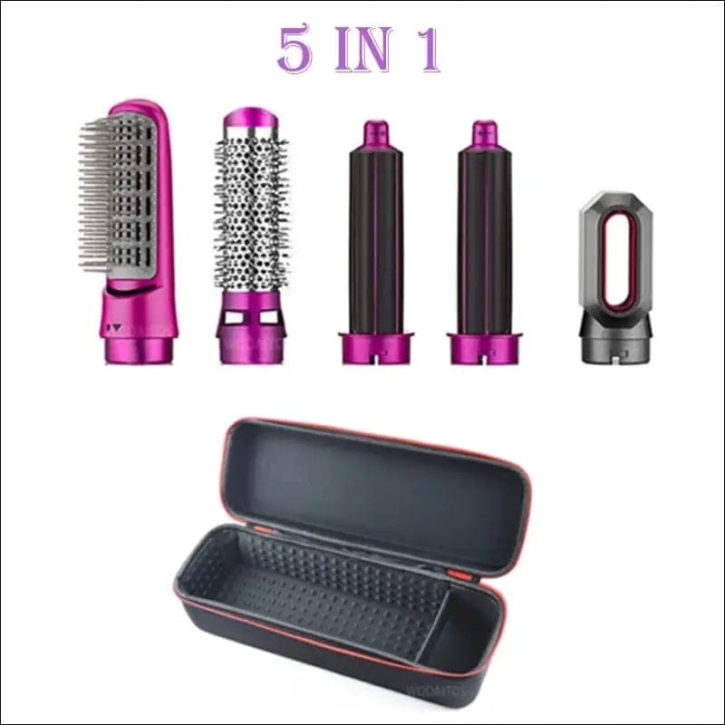5 in 1 Hair Dryer Hot Comb Set Wet and Dry Professional
