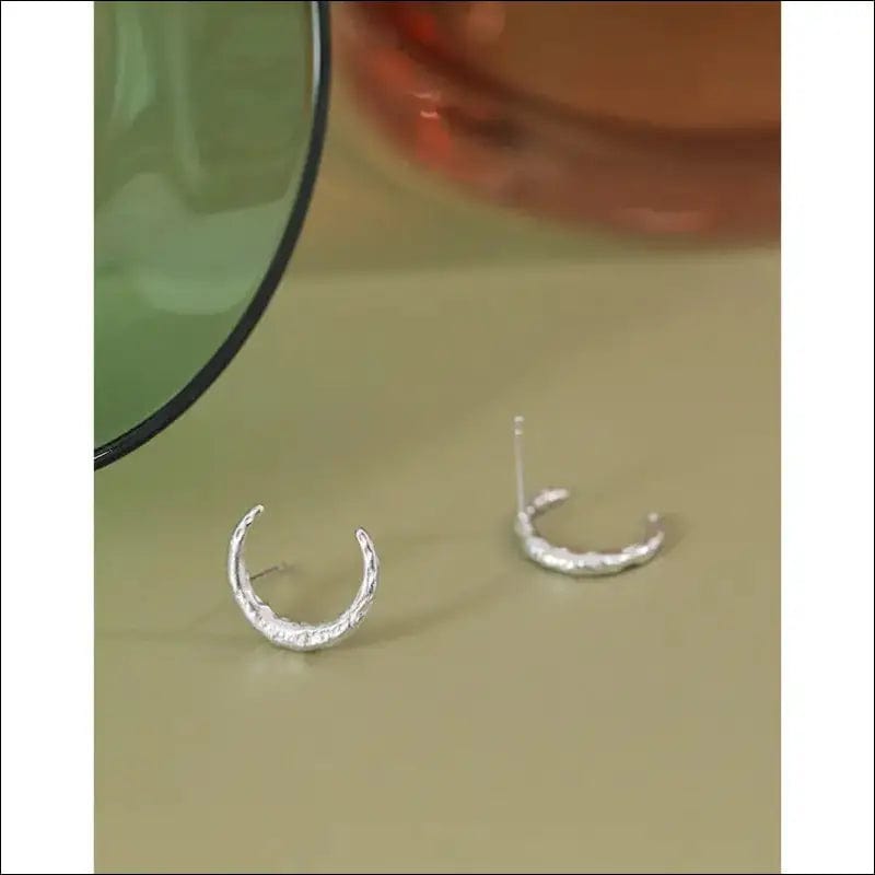 509 Korean version of S925 sterling silver earrings small