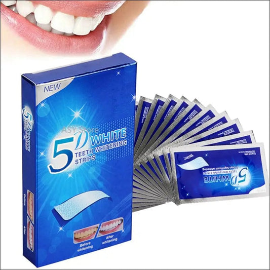 5D Gel Teeth Whitening Strips White Tooth Dental kit Oral