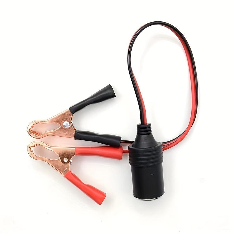 2023 Brand New 12v Car Battery Terminal Clip-on Cigarette Lighter Power Socket Adaptor Clamp