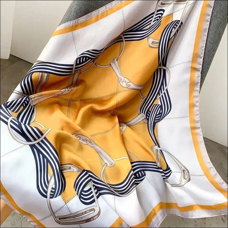 70*70cm Fashion Silk Satin Hair Scarf Women Handkerchief