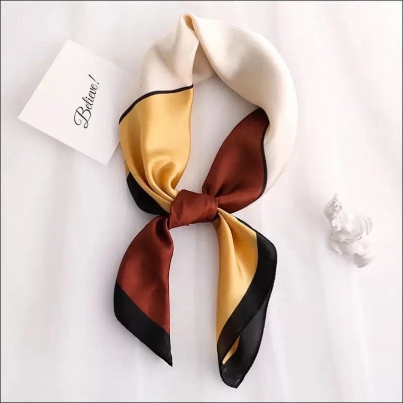 70*70cm Fashion Silk Satin Hair Scarf Women Handkerchief