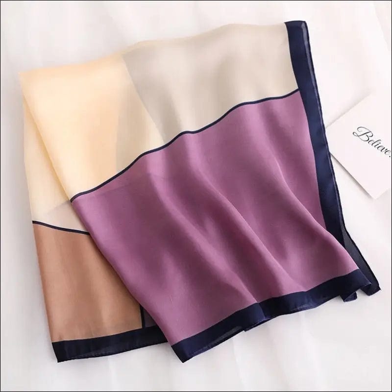 70*70cm Fashion Silk Satin Hair Scarf Women Handkerchief