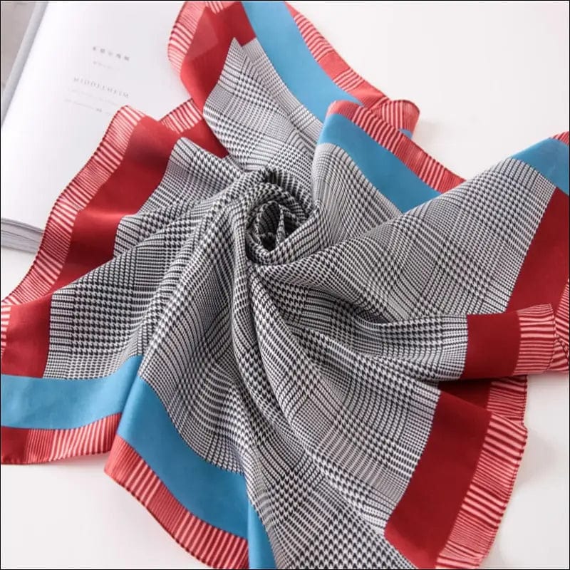 70*70cm Fashion Silk Satin Hair Scarf Women Handkerchief