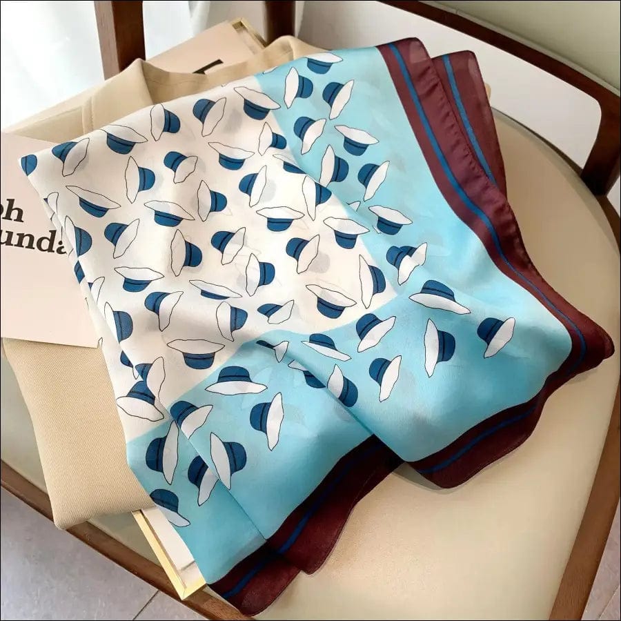 70*70cm Fashion Silk Satin Hair Scarf Women Handkerchief