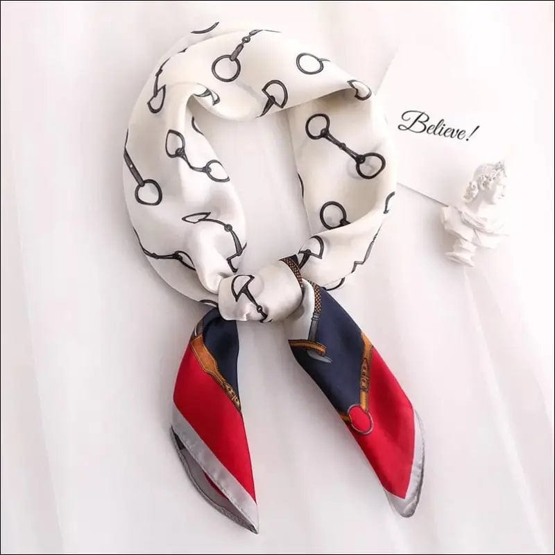 70*70cm Fashion Silk Satin Hair Scarf Women Handkerchief