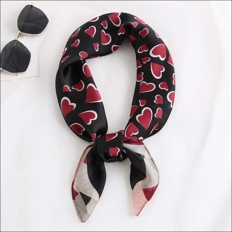 70*70cm Fashion Silk Satin Hair Scarf Women Handkerchief