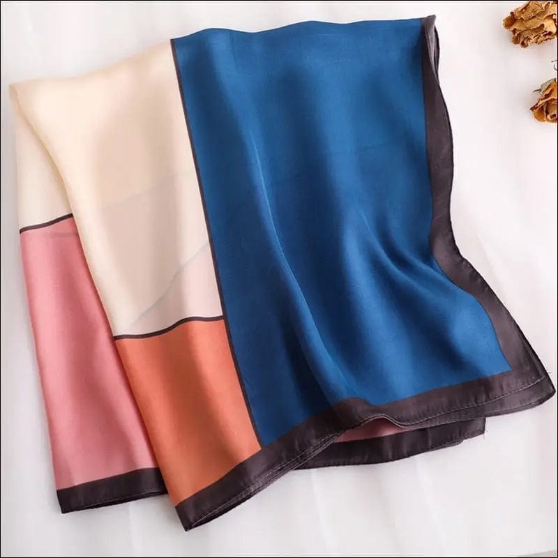 70*70cm Fashion Silk Satin Hair Scarf Women Handkerchief