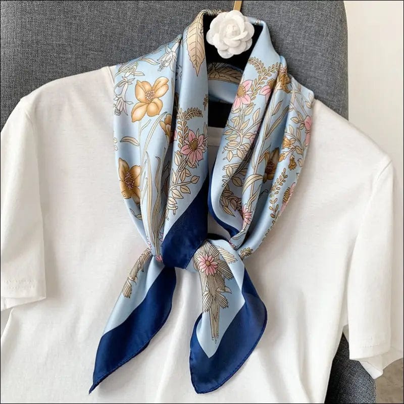 70*70cm Fashion Silk Satin Hair Scarf Women Handkerchief