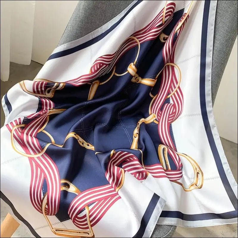 70*70cm Fashion Silk Satin Hair Scarf Women Handkerchief