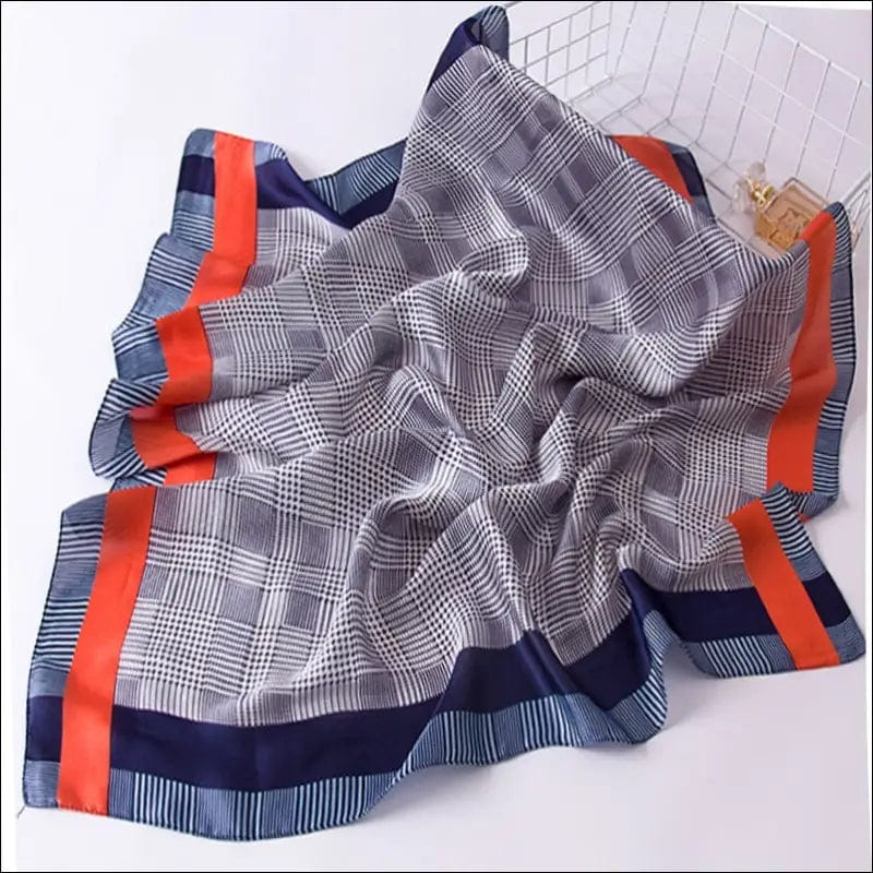 70*70cm Fashion Silk Satin Hair Scarf Women Handkerchief