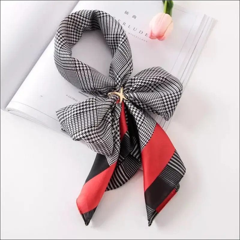 70*70cm Fashion Silk Satin Hair Scarf Women Handkerchief