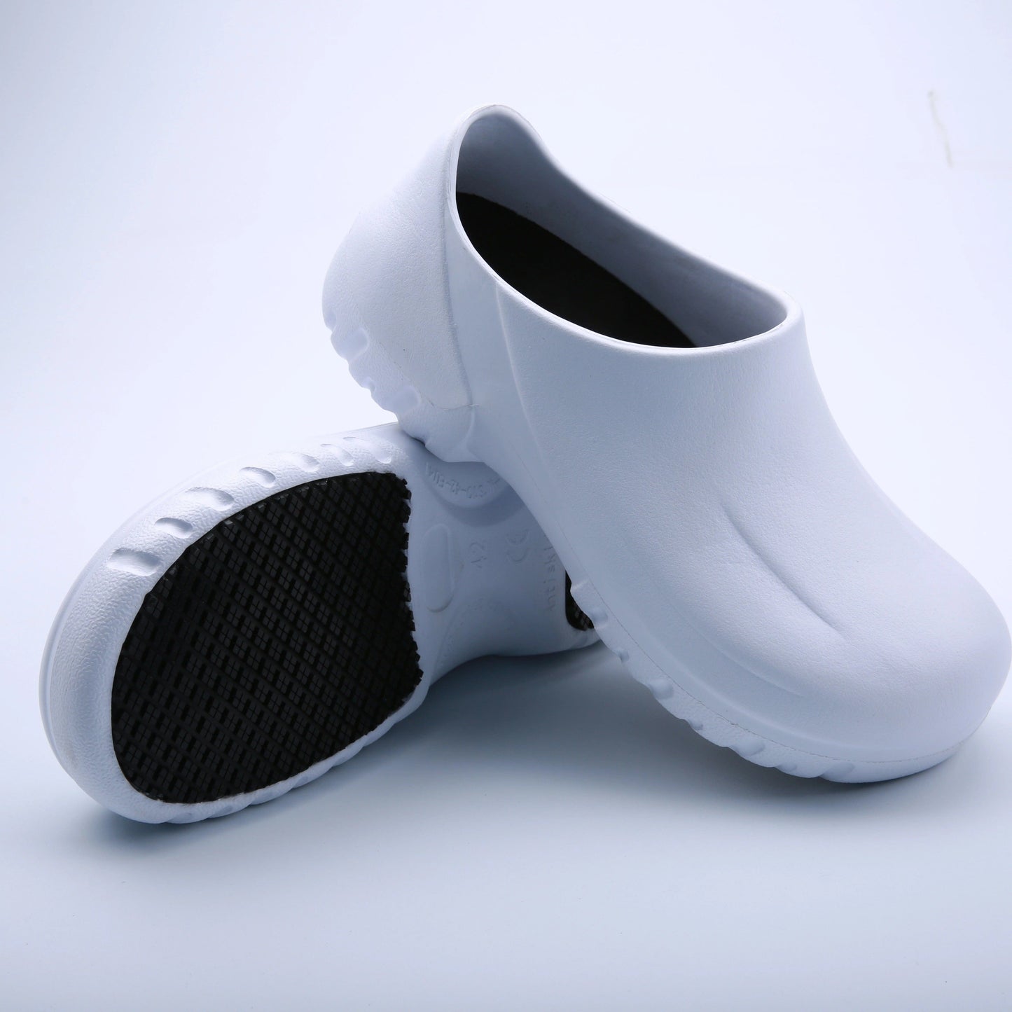 Men's Solid EVA Chef Shoes, Comfy Non Slip Waterproof Slip On Work Shoes, Men's Footwear