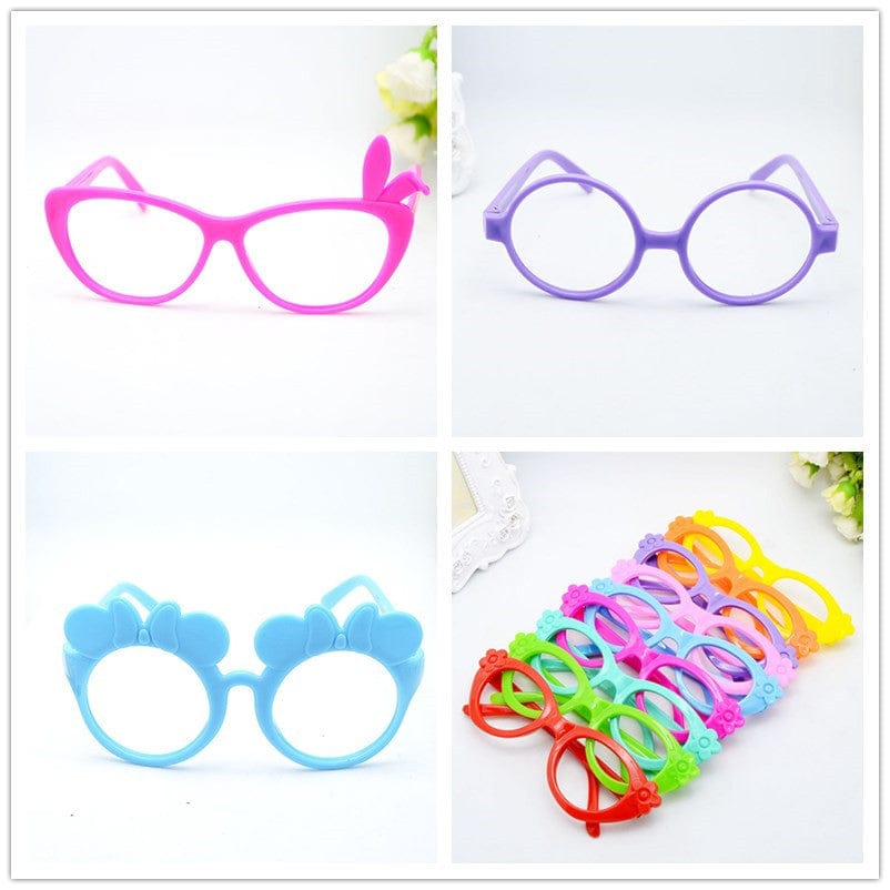 Baby children's glasses frame without lens boys and girls cute trend princess decoration eye frames multiple mixed batches