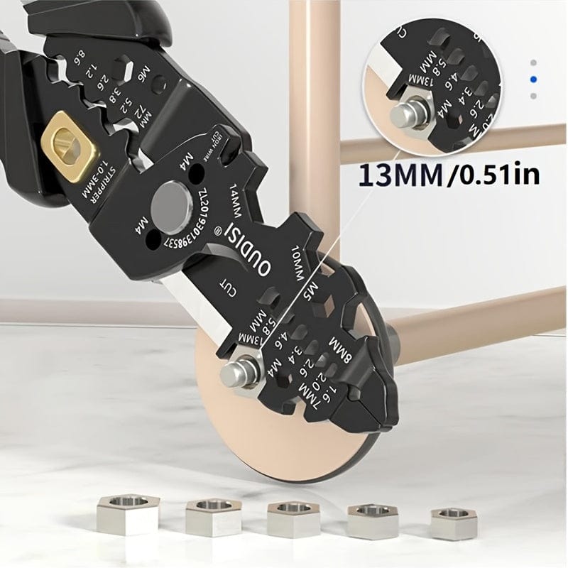 Car Wire Stripper, Multi-function Stripping Pliers, Hardware Tools For Wire Winding, Wire Cutting, Wire Stripping And Wire Pressing