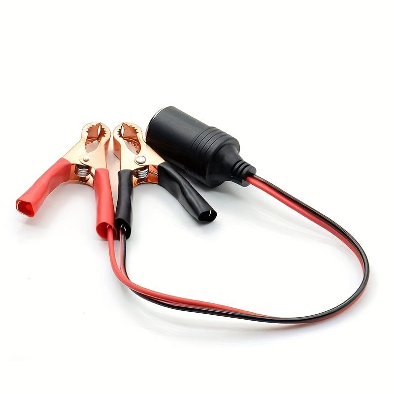 2023 Brand New 12v Car Battery Terminal Clip-on Cigarette Lighter Power Socket Adaptor Clamp