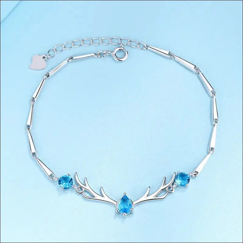 925 Sterling Silver One Deer has your bracelet Siming Sany