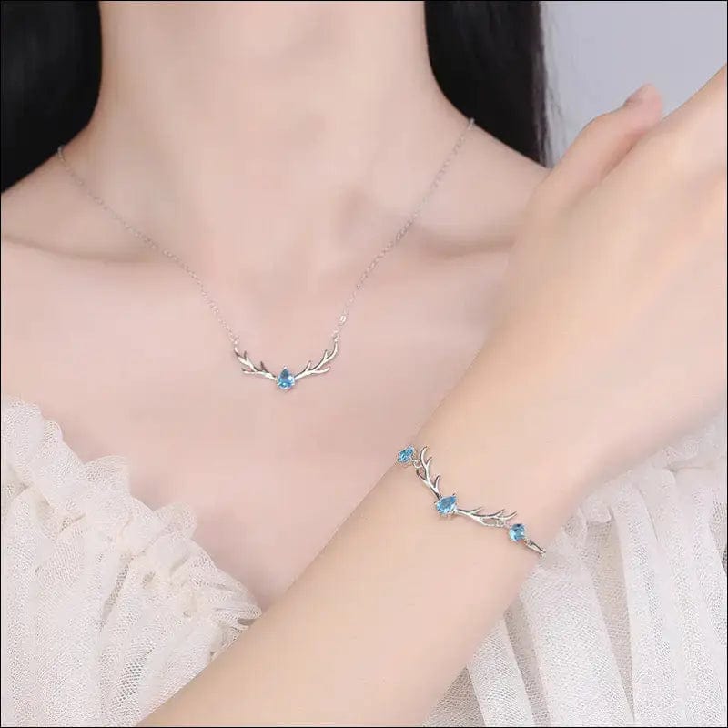 925 Sterling Silver One Deer has your bracelet Siming Sany