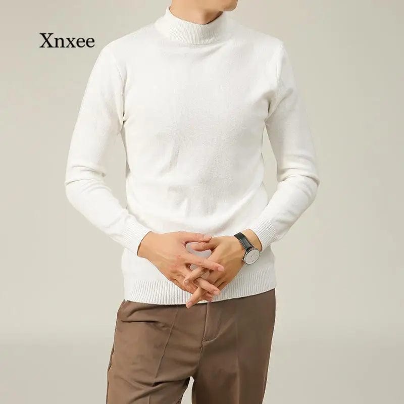 Spring Autumn Sweater Tops Man Winter 2021 Men Fashion Warm Vintage Pullovers Sweaters Oversize Turtleneck Coat Hoodies Clothes