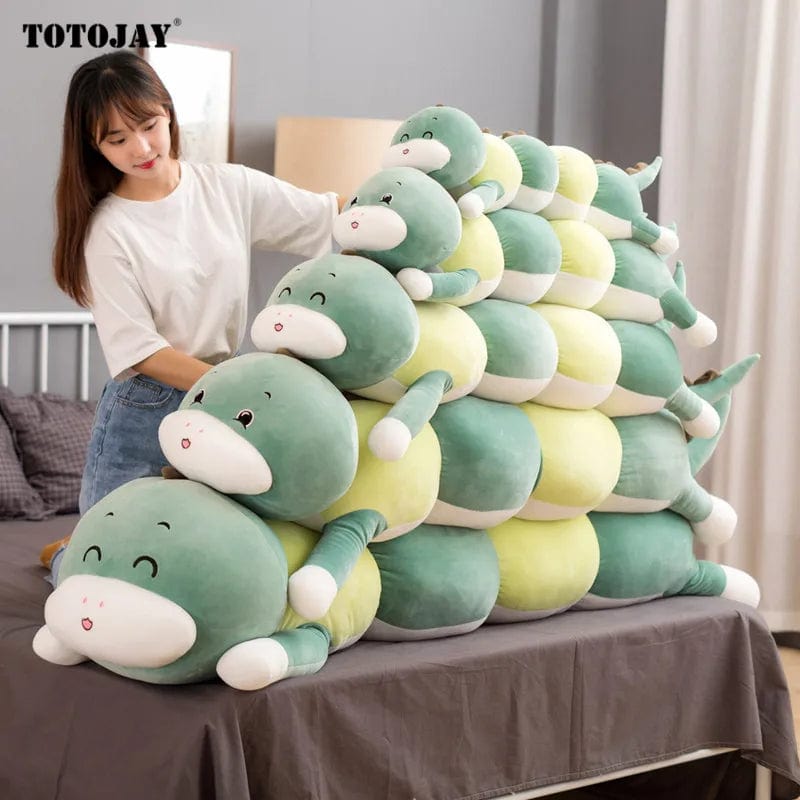 Huggable Big Long Cute Dinosaur Plush Toy Soft Cartoon Animal Pig Stuffed Unicorn Doll Boyfriend Pillow Kids Girl Birthday Gift