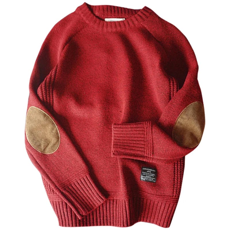 New Men Pullover Sweater Fashion Patch Designs Knitted Sweater Men Harajuku Streetwear O Neck Causal Pullovers Mens Plus Size