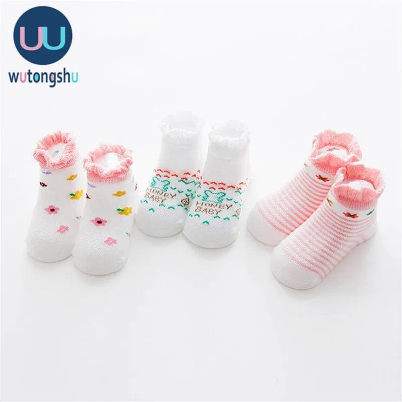 3/5 Pairs Baby Socks Princess Warm Infant Socks Newborns Socks Birthday Gift for Boy Girl 0-24 Months Summer Socks For Baby