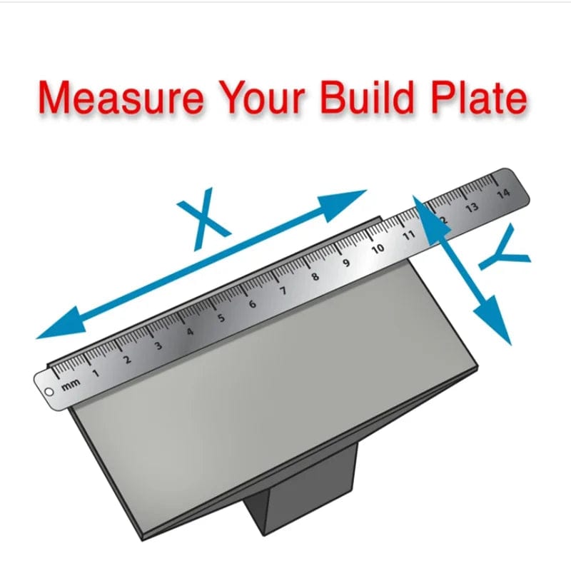 ENERGETIC Resin Build Plate+Magnetic Sheet 224x129mm 3D Printer Resin Flex Plate for Elegoo Saturn 2 8K