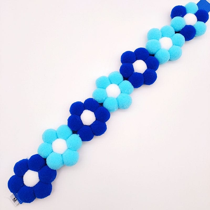 Flower PomPom Collar