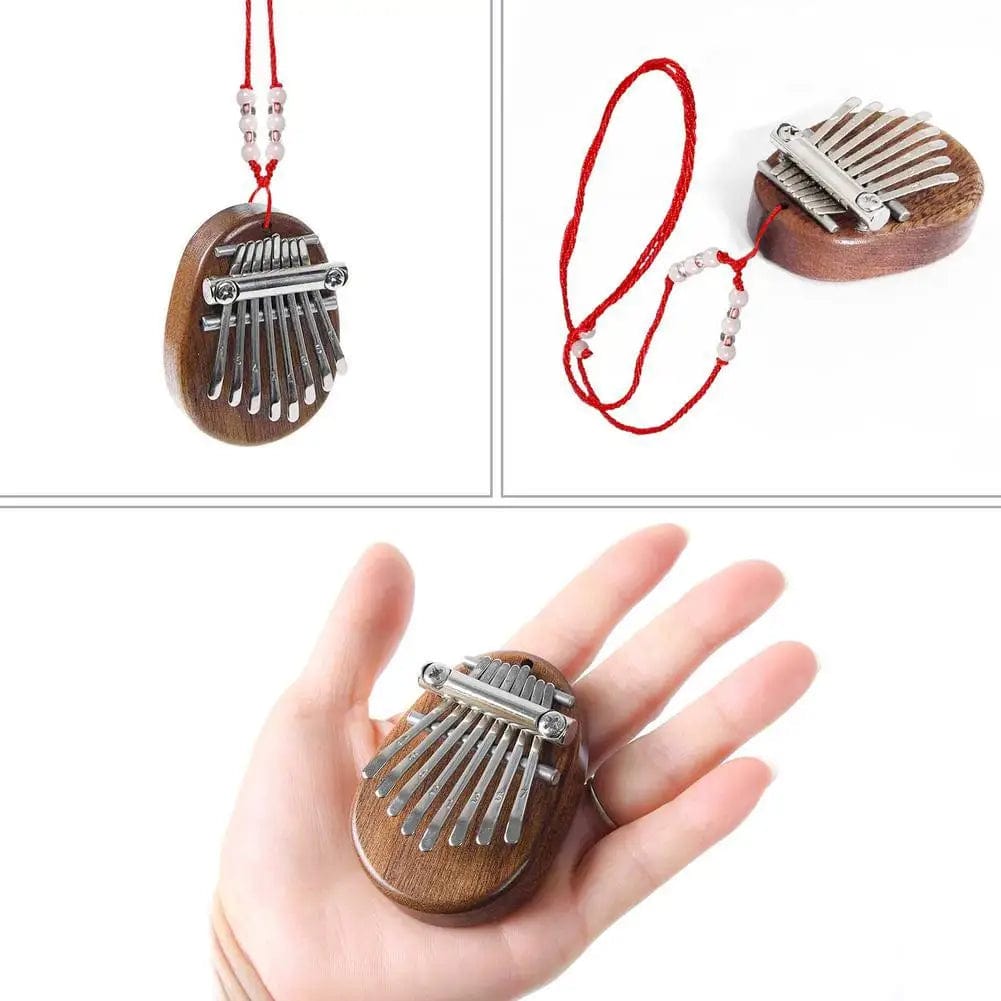 8 Key Mini Kalimba Thumb Piano Wood/Acrylic Exquisite Finger Thumb Piano Musical Instrument Accessories Children Christmas Gift