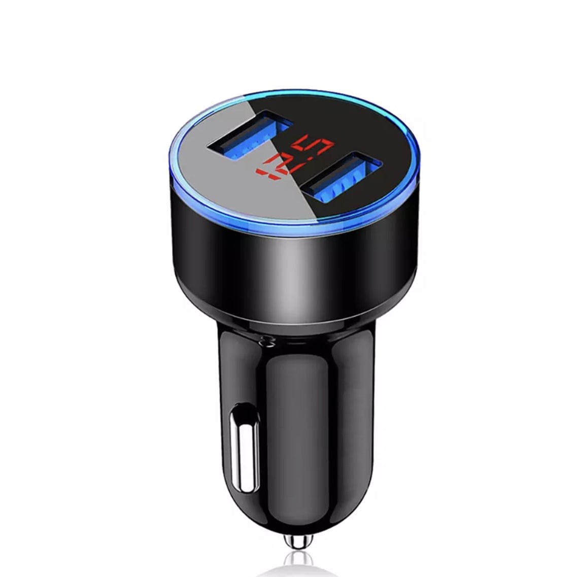 Cigarette Lighter 3.1A Digital Display Car Charger Car Dual Port USB Car Charger One Drag Two 2 Ports Car Electric Wholesale