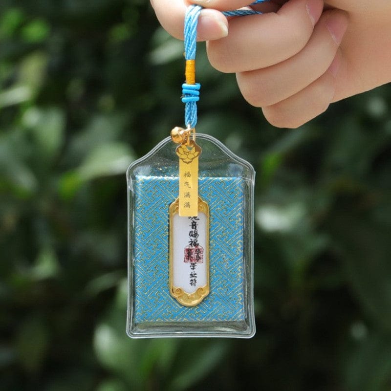 Factory War Guanyin blessing body body network Hongyu pendant on Tianzhu Fawy Temple prayed in peace health
