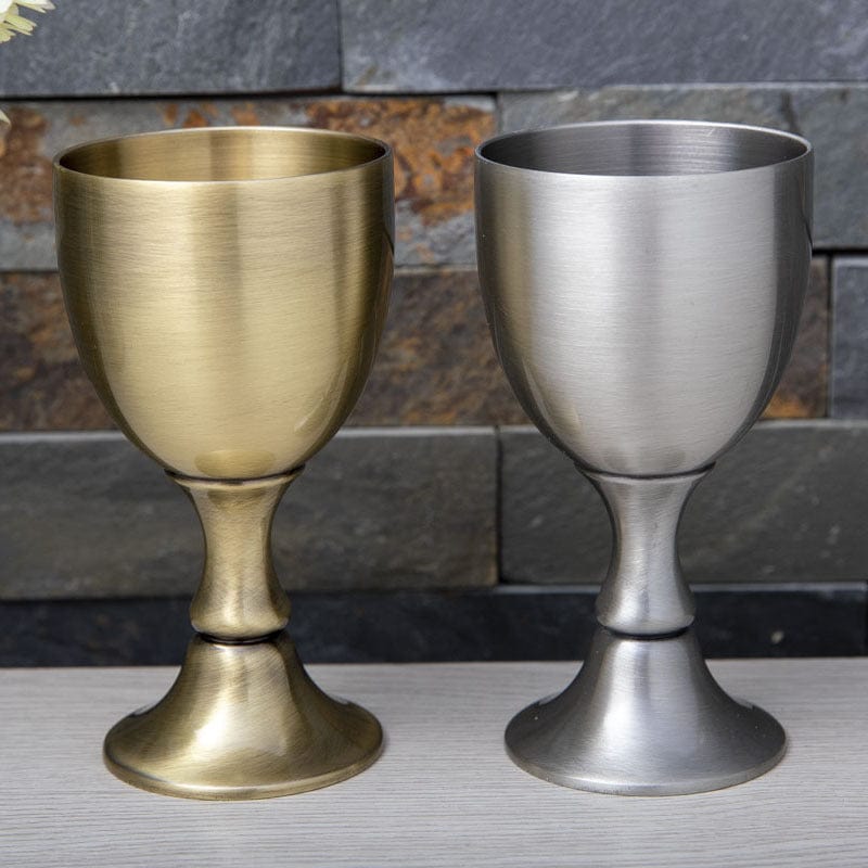 European retro wine glass white wine a cup high-end wine creative embossed high cup home decoration wholesale