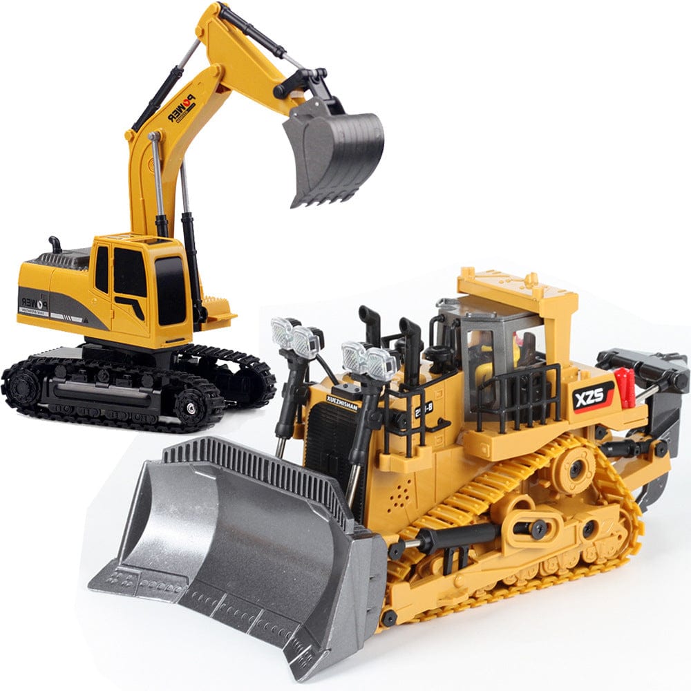 Track-type remote-controlled landing car alloy excavator shovel excavation engineering paradise remote control car cross-border toys boy