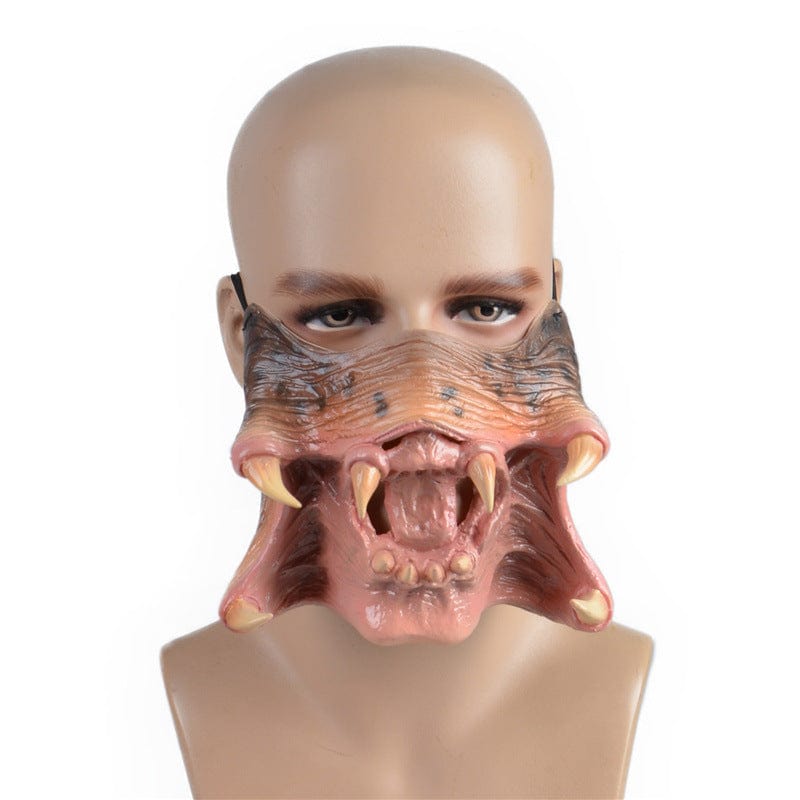 3D Mask Iron Blood Warrior Mask Mask Dog Ape Dinosaur Animal Latex Half Face Mask