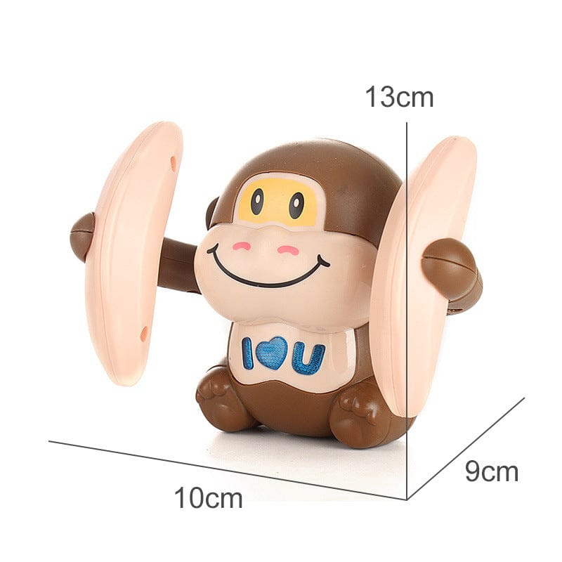 Sports network red electric flaming monkey wholesale music glow monkey children electric toys