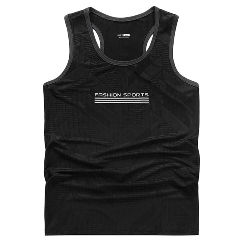 Summer arc thin section youth casual loose quick-dry sports letter spot sports vest fitness basketball clothing