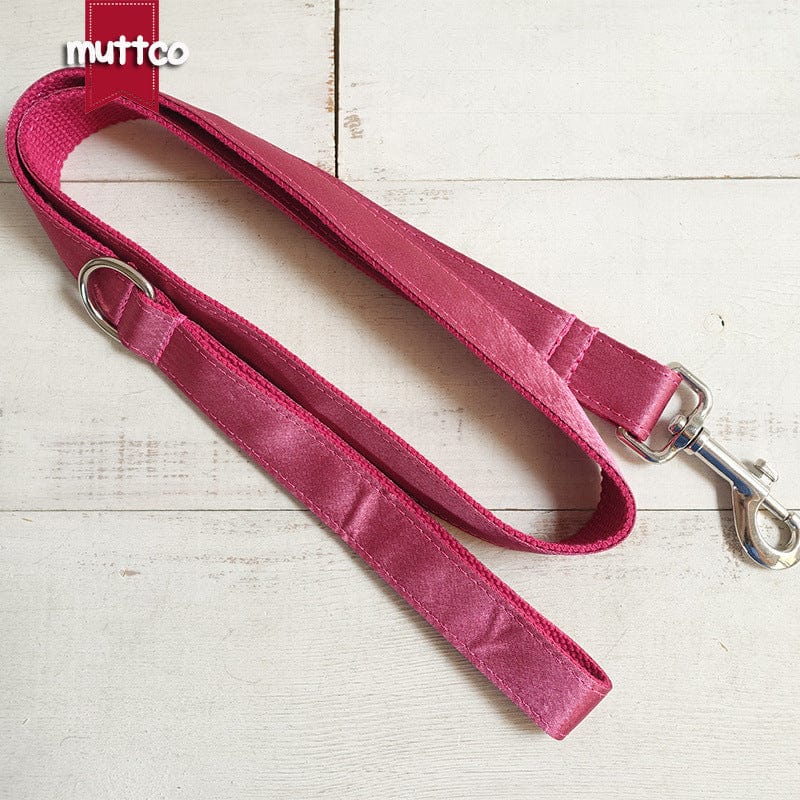Muttco factory sales pet dog collar traction rope dog chain red thickening spare tape UDL-113