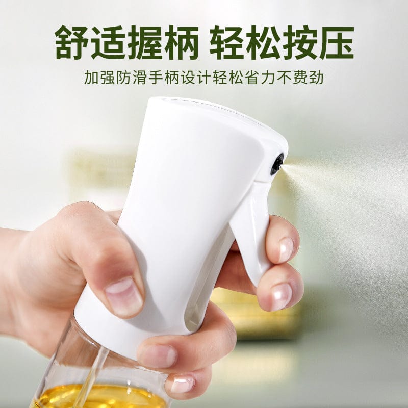 Oil spray pot glass kitchen household air fryer spray bottle spray bottle atomization spray pot large capacity edible oil tank