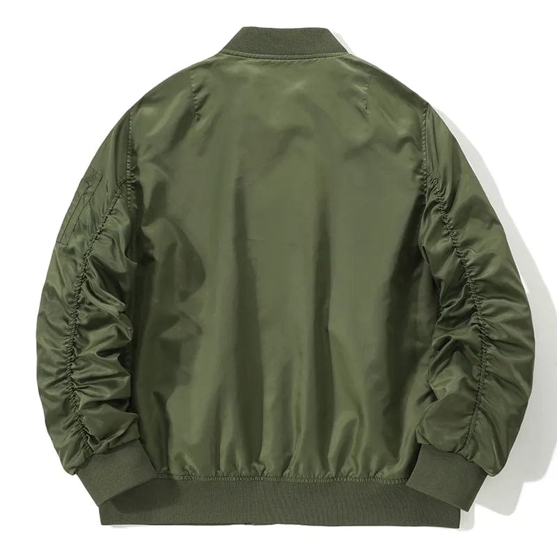 Wholesale Outdoor Flight Jacket Man Baseball Uniform Style Fashion Waterproof Plus Size  Bomber -JK-06